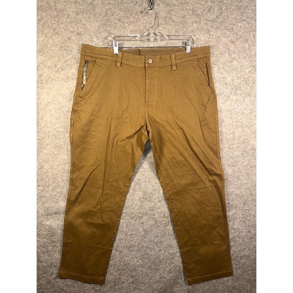WEATHERPROOF Men's The Commuter Cargo Pants Khaki Size‎ 40x32 Security Pocket